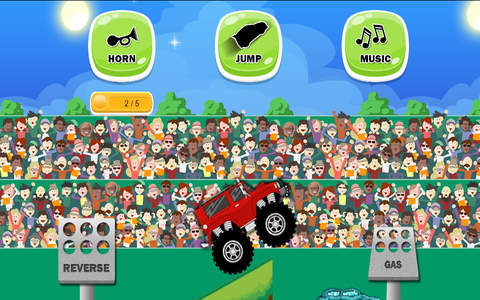 Monster Truck Game for Kids Toddlers screenshot 2