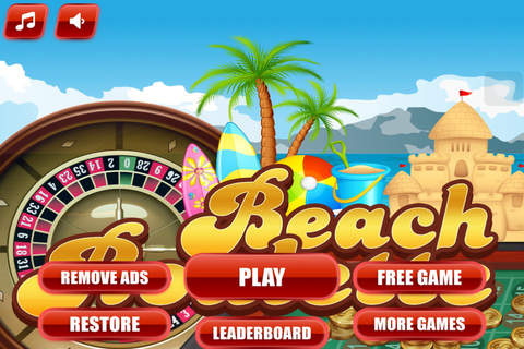 Amazing Tropical Beach Paradise Casino Roulette - Top Slot Vacation Rich-es Games Free screenshot 3