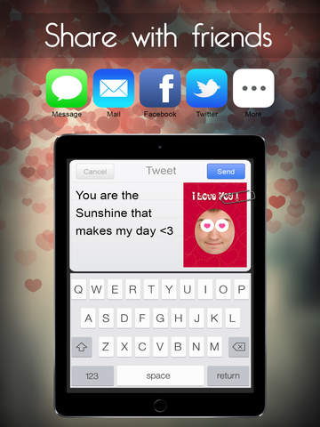 【免費生活App】Valentine's Day - Personalised Love Cards Maker-APP點子