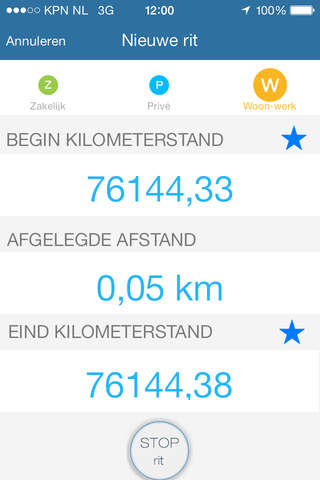 Kilometerregistratie powered by SCOPE screenshot 3