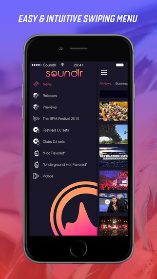Soundlr™ - The electronic music world at your fingertips.