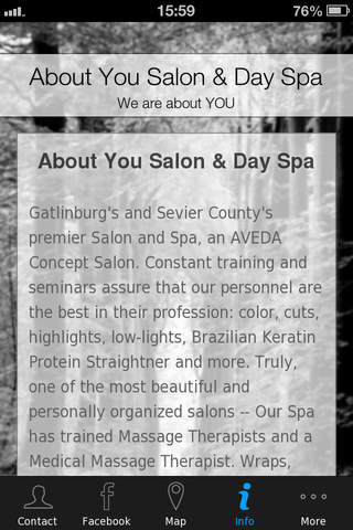 About You Salon & Day Spa screenshot 2