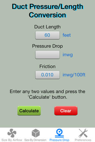 Duct Calculator Elite screenshot 4