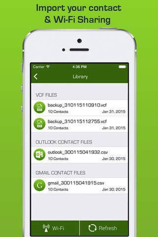 Contacts Kit (Backup/Marge/Import/Export) screenshot 2
