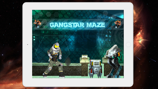 Gangstar Maze III HD : Labyrinth A Real Super Hero and commando in 3D