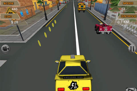 Turbo Racing Sport car Traffic screenshot 3