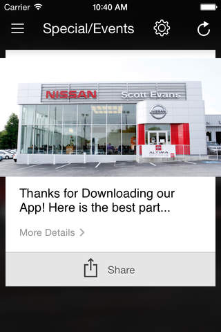 Scott Evans Nissan DealerApp screenshot 3