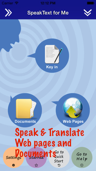 SpeakText for Office FREE - Speak Translate Office Documents and Web pages