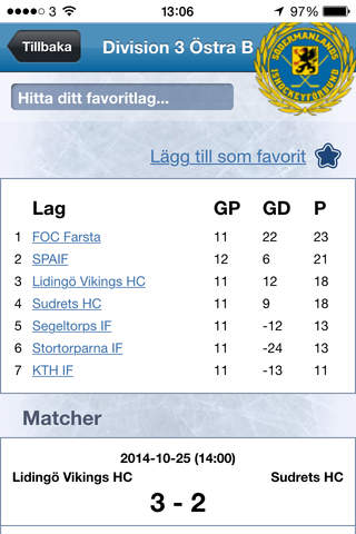 Hockey Södermanland screenshot 3
