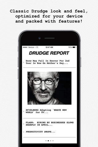 Reader for Drudge Report FREE - Top news and conservative headlines from around the world! screenshot 2