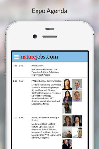 Naturejobs Expo Career Boston 2016 screenshot 2