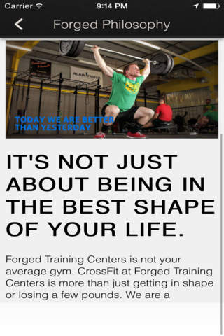 Forged Training Centers screenshot 4