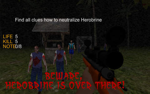 Herobrine Terror in Forest screenshot 3