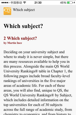 QS Top Universities Guide screenshot 4