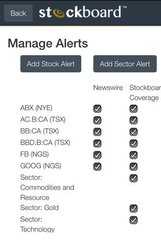 Stockboard Stock Alerts screenshot 3