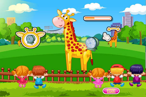 Giraffe Makeover - Bath,Dress up screenshot 2