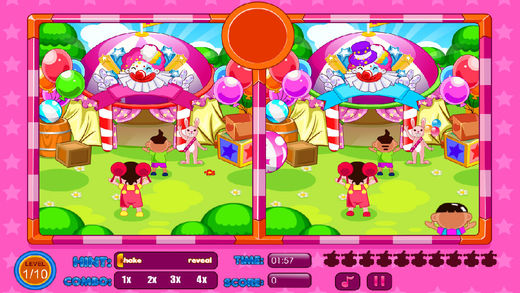 【免費遊戲App】Spot The Differences Circus-APP點子