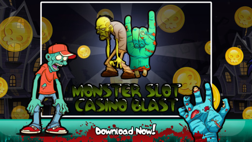 【免費遊戲App】A Monster Slot Casino Blast - Win Big Vegas Halloween Gambling-APP點子