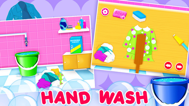 免費下載遊戲APP|Laundry Girls Washing Clothes- Clean the Dirt to Help Your Mom app開箱文|APP開箱王