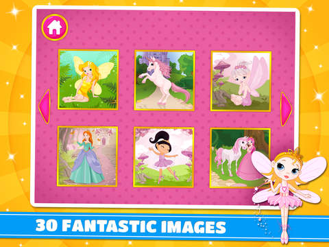 【免費娛樂App】Princesses and Fairies Puzzle - logic game for toddlers, preschool kids and little girls - Free-APP點子