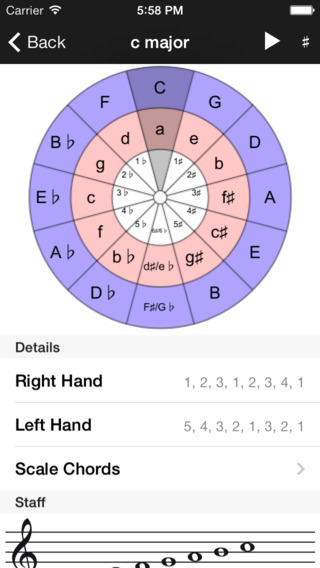 【免費新聞App】Piano Companion PRO: chords, scales, stave, staff, circle of fifths, chord progression-APP點子