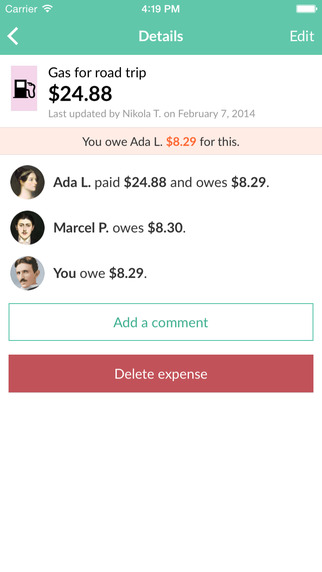 【免費財經App】Splitwise - Split bills and expenses the easy way-APP點子