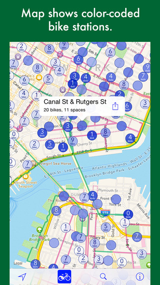 CityVelo - bike share maps for 11 US cities + London Montreal Toronto