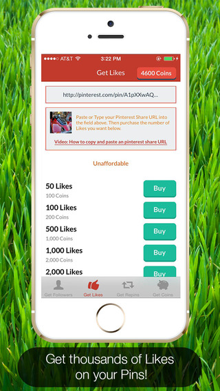 PinBoost - Get More Likes Followers and Re-Pins fo