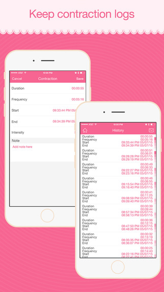 【免費健康App】Contraction Monitor Free - Contractions Counter and Timer-APP點子