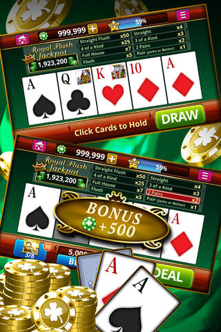 Video Poker HD - Best Ad Free Card Game App! Now with SLOTS! screenshot 2