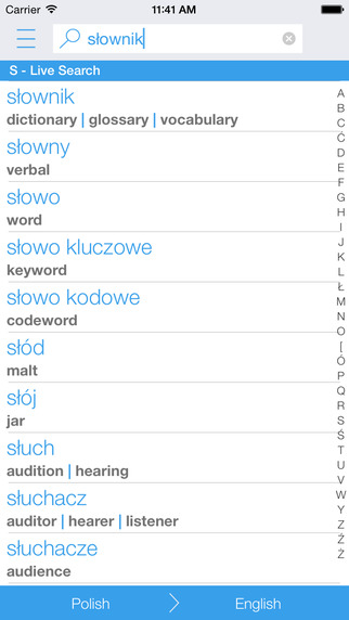 Free Polish English Dictionary and Translator Słownik polsko angielski