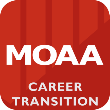 MOAA - Military Officers Association of America's Military Career Transition Events LOGO-APP點子