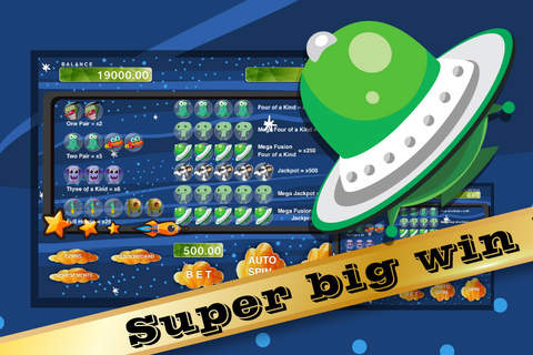 Alien Gmones  Invasion Slot Machines  :  Mega Billions Bonus  Jackpot screenshot 3