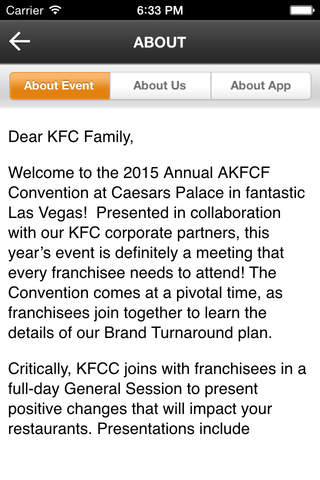 AKFCF 2015 Annual Convention screenshot 3