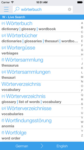 【免費教育App】German English Dictionary and Translator LITE (Das Deutsch-Englische Wörterbuch)-APP點子