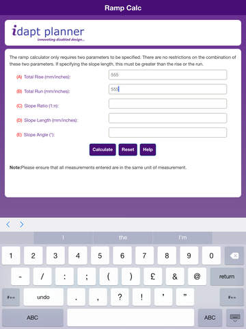 【免費工具App】Idapt Ramp & Step Calculator-APP點子