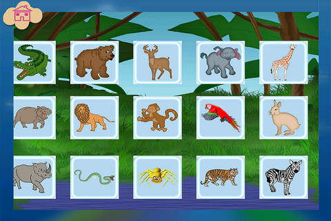Animals Puzzles Preschool Learning Wild Experience Game screenshot 2