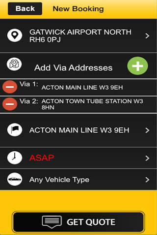 Minicab Express screenshot 2