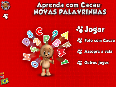 【免費教育App】Aprenda com Cacau novas palavrinhas-APP點子