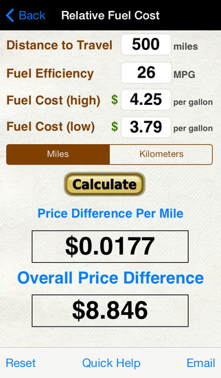 【免費財經App】Roadtrip Gas Cost Calculator-APP點子