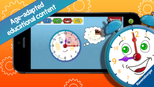 【免費遊戲App】My first clock – Learn to tell the time-APP點子