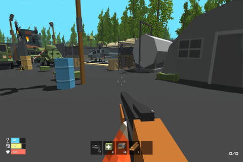 Block Zombie VirusZN5 - Multiplayer Gun Shooter Survival  Mini Game screenshot 2
