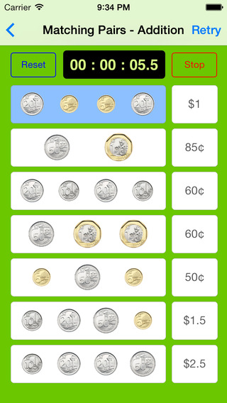 【免費教育App】Money Maths - Singapore Coins-APP點子