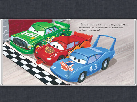 cars storybook ornament set