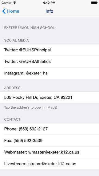 【免費教育App】Exeter Union High School-APP點子
