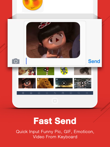 【免費攝影App】FunnyBoard - Send Funny GIF & Animated Emoji & Video & Pic from Keyboard-APP點子