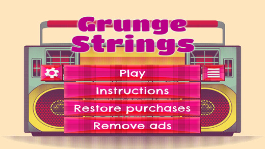 Grunge Strings - FREE - Slide Rows And Match Vintage 90's Items Super Puzzle Game