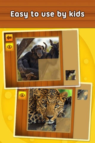 African Savanna: Wild Animals - puzzle game for little girls, little boys and preschool kids - Free screenshot 4