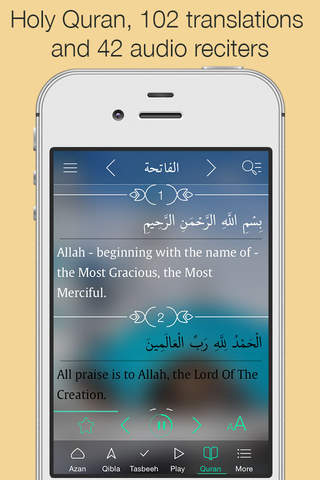 Azan Pro (Muslim Azan Times, Quran Audio, Qibla, Prayer Counter, Tasbih, Athan) screenshot 3