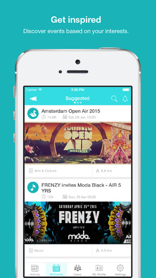 Craze - Your personalized event discovery app